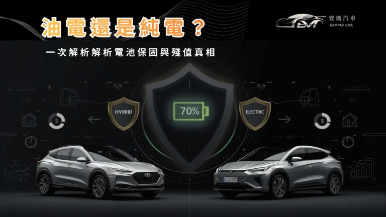 2026新能源中古車選購指南-油電車與電動車電池保固解析-寶瑪汽車